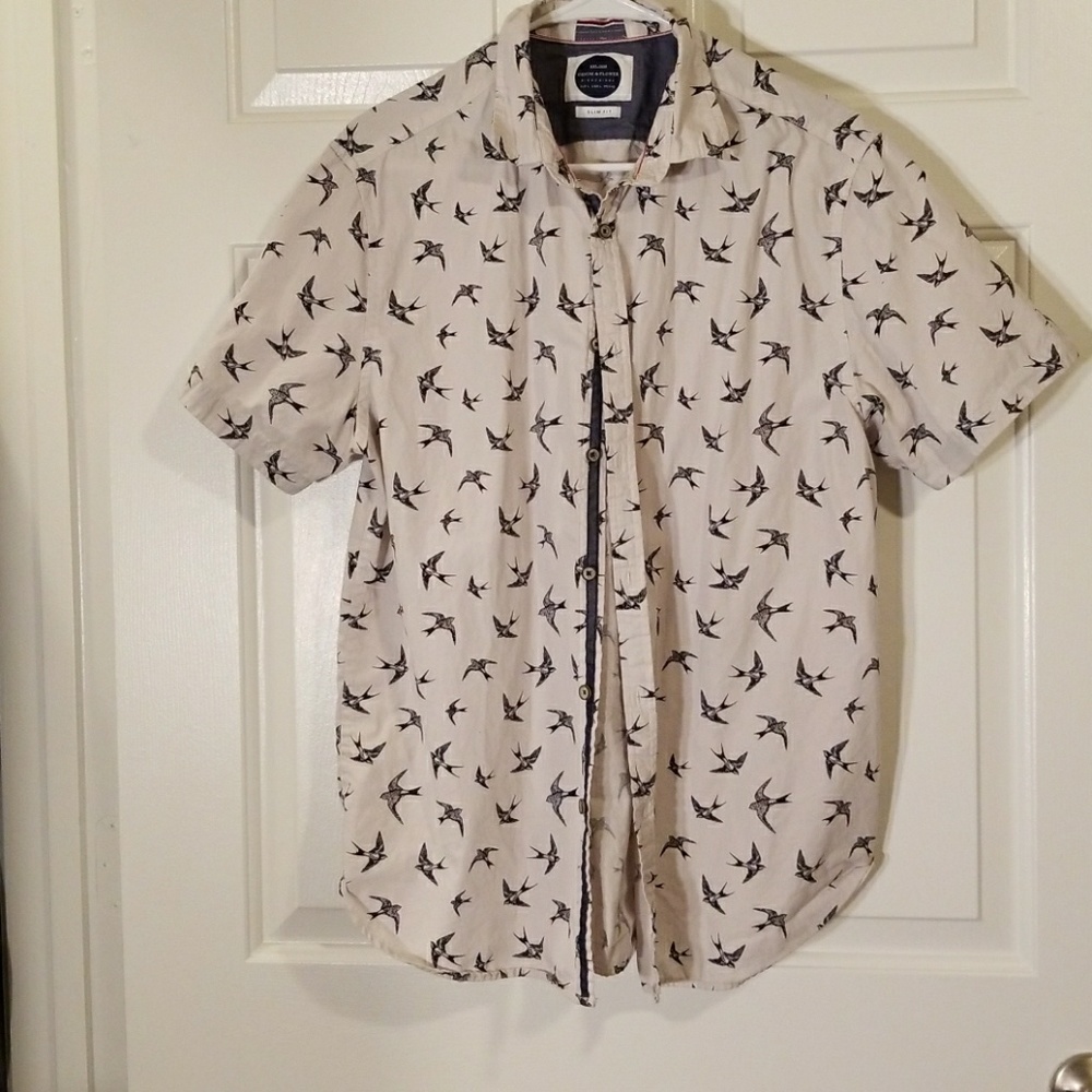 White Sparrow Button Up